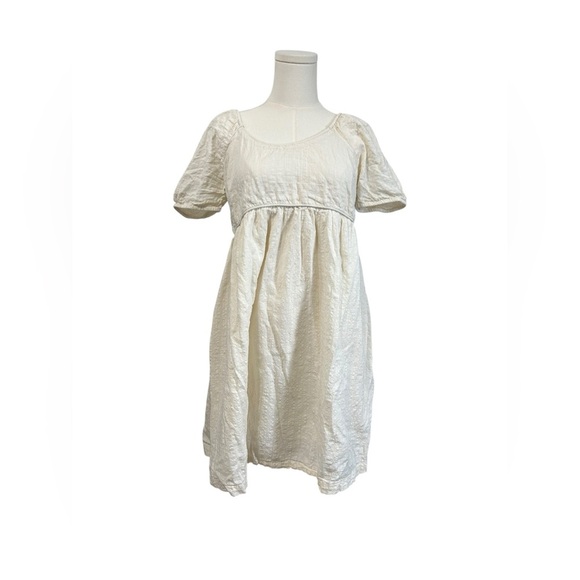 Hatch Maternity Lola Babydoll Ivory Mini Dress Baby Shower Party Boho Size S (1) - Picture 2 of 13